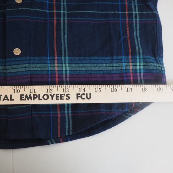 NWT Madewell Flannel Oversized Ex-Boyfriend Shirt Women’s Size Small - Picture 7 of 10